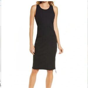 NWOT Zella Live In Cross Back  Ribbed Midi Sport Dress XS
